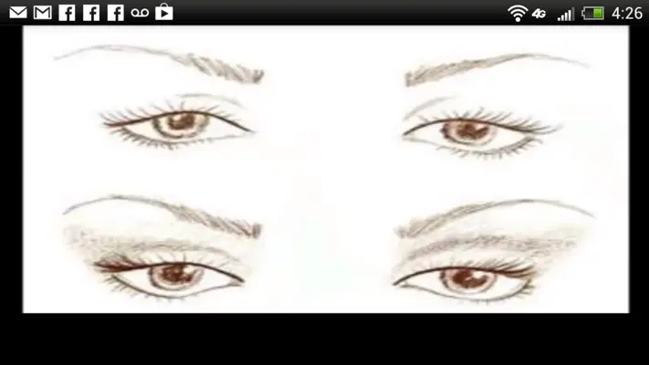 Maquiagem Olhos android App screenshot 1