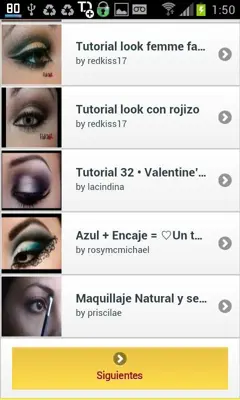 Maquiagem Olhos android App screenshot 4